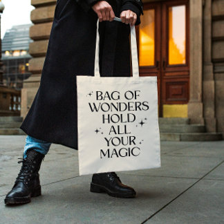 “Bag of Wonders – Hold All Your Magic” Tote Bag Tragetasche