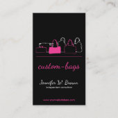 Bag Seller Handmade Boutique Eigentümerin Visitenkarte (Vorderseite)