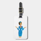 BAG TAG - Ausgänge Gepäckanhänger (Vorderseite vertikal)