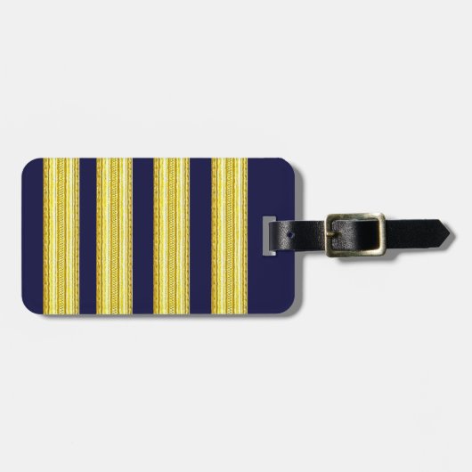BAG TAG - Captain Stripes Gepäckanhänger (Vorderseite horizontal)