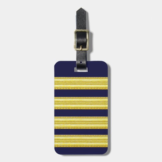 BAG TAG - Captain Stripes Gepäckanhänger (Vorderseite vertikal)
