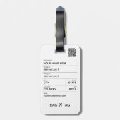 BAG TAG - Crew Gepäckanhänger (Rückseite vertikal)