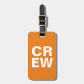 BAG TAG - CREW GEPÄCKANHÄNGER (Vorderseite vertikal)