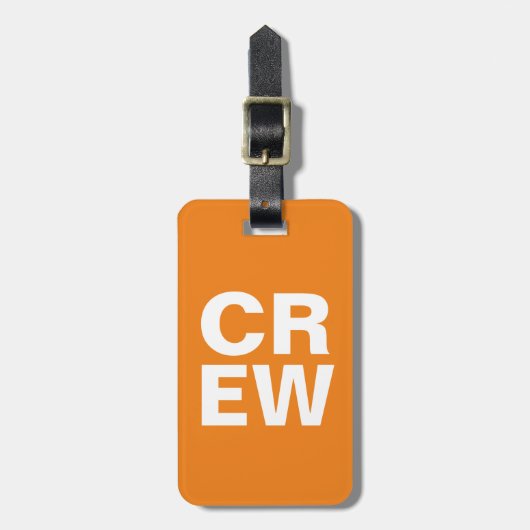 BAG TAG - CREW GEPÄCKANHÄNGER (Vorderseite vertikal)