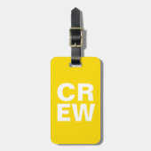 BAG TAG - CREW GEPÄCKANHÄNGER (Vorderseite vertikal)