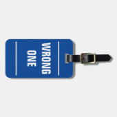 BAG TAG - Falsch. Gepäckanhänger (Vorderseite horizontal)