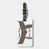 Bag-Tag für Kampfkunst Gepäckanhänger (Vorderseite vertikal)