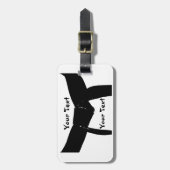 Bag Tag für Kampfkunst Gepäckanhänger (Vorderseite vertikal)