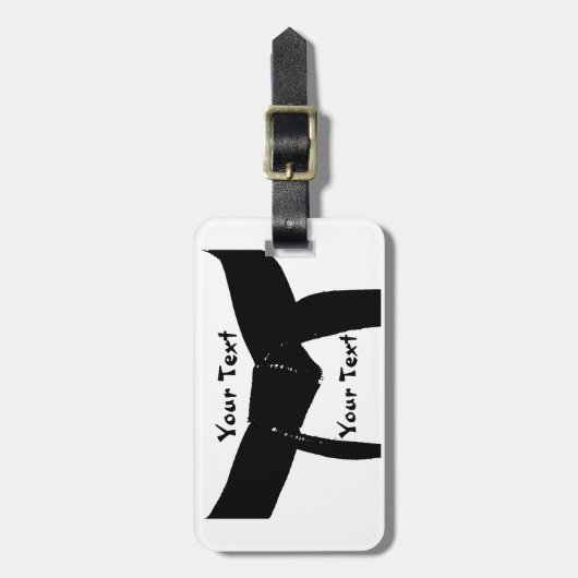 Bag Tag für Kampfkunst Gepäckanhänger (Vorderseite vertikal)