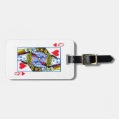 BAG TAG - Herzkönigin Gepäckanhänger (Vorderseite horizontal)