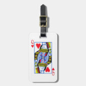 BAG TAG - Herzkönigin Gepäckanhänger (Vorderseite vertikal)