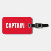 BAG TAG - Kapitän Gepäckanhänger (Vorderseite horizontal)