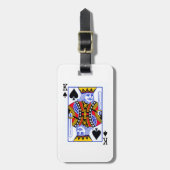 BAG TAG - König der Spades Gepäckanhänger (Vorderseite vertikal)