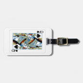 BAG TAG - Königin der Spades Gepäckanhänger (Vorderseite horizontal)