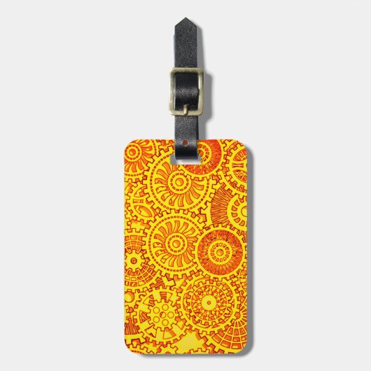 BAG TAG - Mechanik Gepäckanhänger (Vorderseite vertikal)