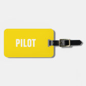 BAG TAG - PILOT GEPÄCKANHÄNGER (Vorderseite horizontal)