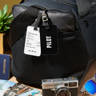 BAG TAG - PILOT GEPÄCKANHÄNGER