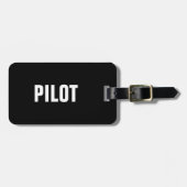 BAG TAG - PILOT GEPÄCKANHÄNGER (Vorderseite horizontal)