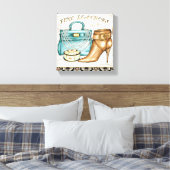 Bag und Schuhe aus feinem Leder Leinwanddruck (Insitu (Schlafzimmer))