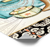 Bag und Schuhe aus feinem Leder Poster (Ecke)