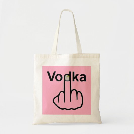 Bag Vodka Gedreht Tragetasche (Vorne)