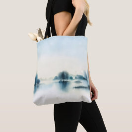 Bag Watercolor Landscape Tasche