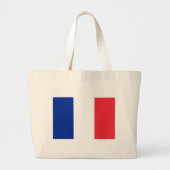 Bag with Flag of France Jumbo Stoffbeutel (Vorne)