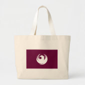 Bag with Flag of Phoenix City, Arizona Jumbo Stoffbeutel (Vorne)