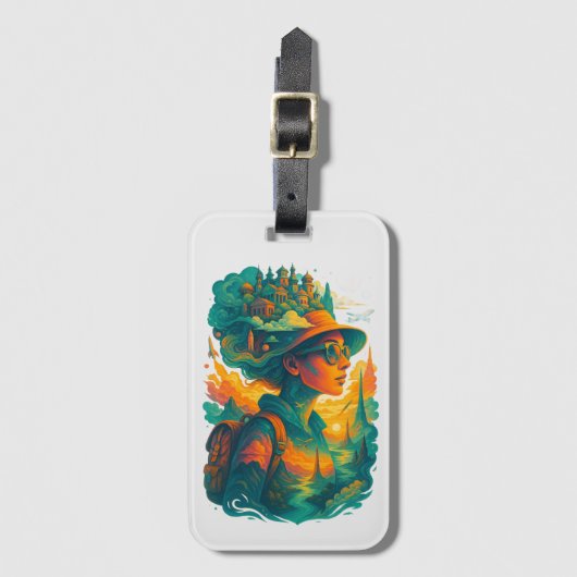 Bagage Label Gepäckanhänger (Vorderseite Vertikal)