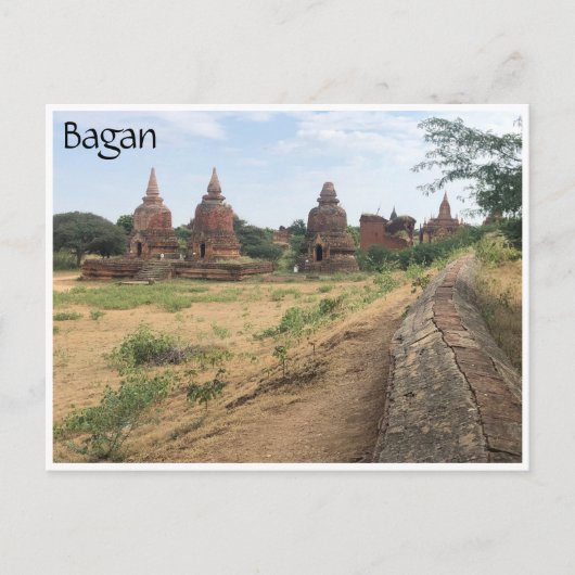 Bagan alte Dumas Postkarte (Vorderseite)