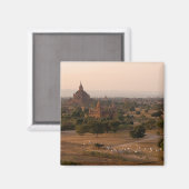 Bagan bei Dusk Magnet (Vorderseite/Rückseite)