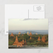 Bagan Monuments Postkarte (Vorne/Hinten)