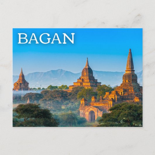 Bagan, Myanmar (Birma) Postkarte (Vorderseite)