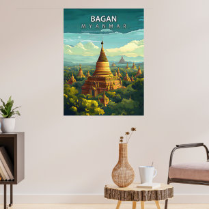 Bagan, Myanmar: Ein zeitloser Teppich Poster