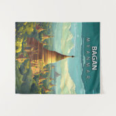 Bagan, Myanmar: Ein zeitloses Band Wandteppich (Vorderseite (Horizontal))