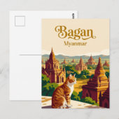 Bagan Myanmar Postkarte (Vorne/Hinten)