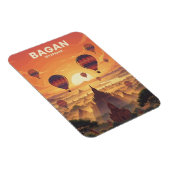 Bagan Myanmar Reise Magnet (Rechte Seite)