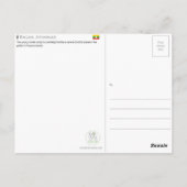 Bagan, Myanmar Travel Postcard Postkarte (Rückseite)