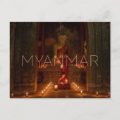 Bagan, Myanmar Travel Postcard Postkarte (Vorderseite)