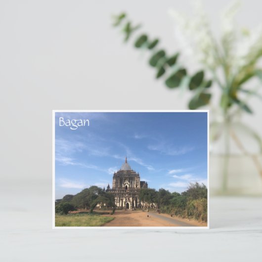 Bagan-Tempel Postkarte (Stehend Vorderseite)