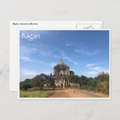 Bagan-Tempel Postkarte (Vorne/Hinten)