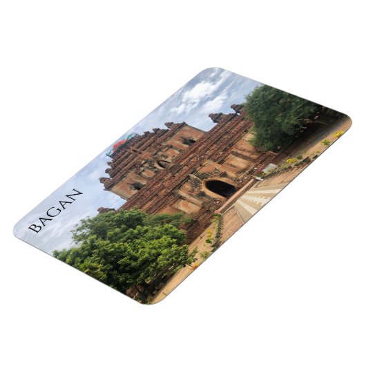 Bagan-Yanmar-Tempel Magnet (Linke Seite)
