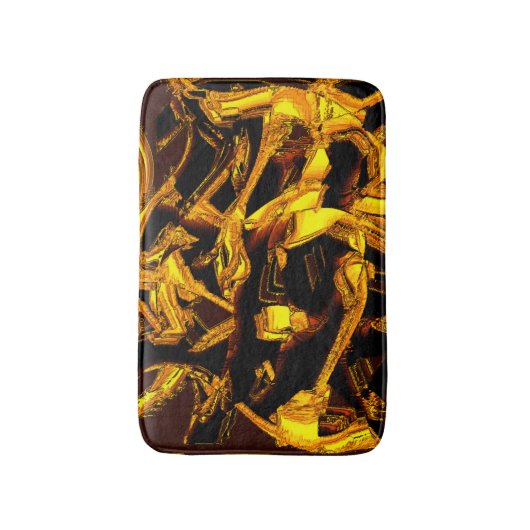 Bagasse oder getrocknete Mandarine Badematte (Vorderseite Vertikal)