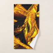 Bagasse oder getrocknete Mandarine Badhandtuch Set (Handtuch)