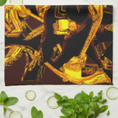 Bagasse oder getrocknete Mandarine Geschirrtuch (Gefaltet)