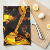 Bagasse oder getrocknete Mandarine Geschirrtuch (Viertel Falte)