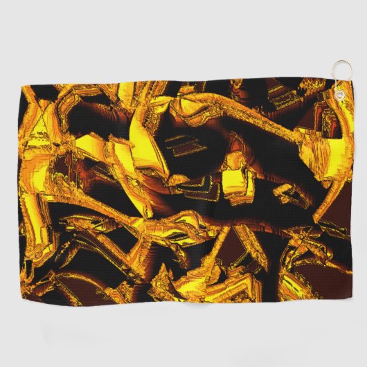 Bagasse oder getrocknete Mandarine Golfhandtuch (Horizontal)