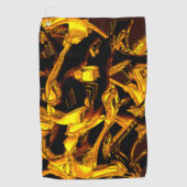 Bagasse oder getrocknete Mandarine Golfhandtuch (Vorderseite)