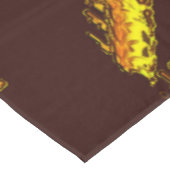 Bagasse oder getrocknete Mandarine Tischdecke (Schrägansicht)