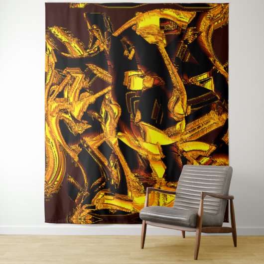 Bagasse oder getrocknete Mandarine Wandteppich (Beispiel)